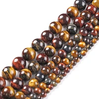 natural stone mixed color tiger eye stone beads 15 strand 4 6 8 10 12 14mm pick size for jewelry making diy bracelet necklace