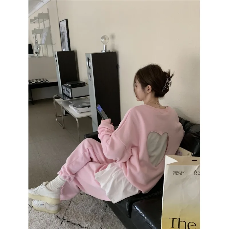 

Женская свободная футболка с длинным рукавом, 2 цвета, весна-осень 2022