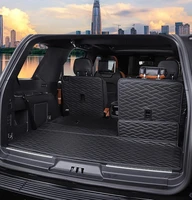 for lincoln aviator 2020 accessories leather car trunk mat cargo liner carpet guard protector all inclusive for aviator 6 seats