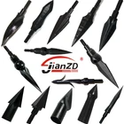 Наконечники стрелы из углеродистой стали, 6 шт., наконечники стрельбы из лука, охотничьи наконечники стрел для рекурсивного лука или блочного Лука