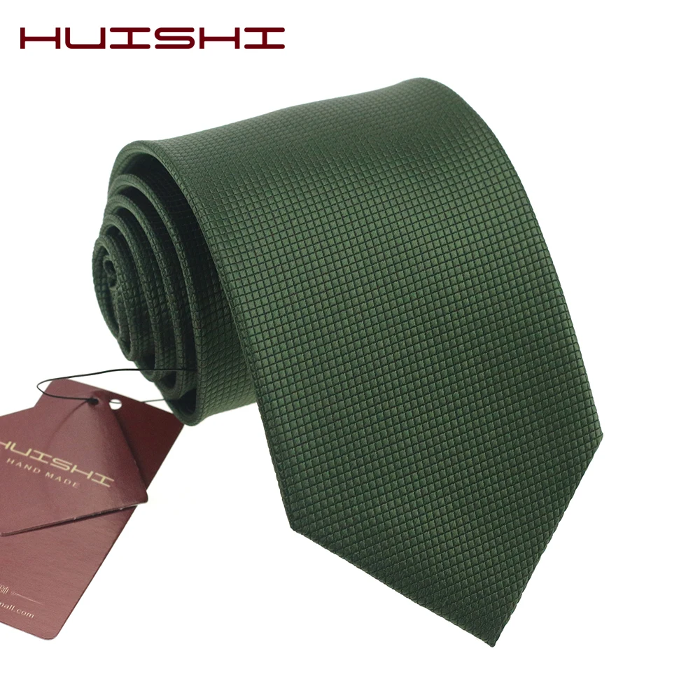 HUISHI 1200 иглы 6 см 8 черновато зеленый мужской галстук 2019 новый модный темно тонкий