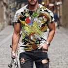 Классная мужская Винтажная футболка в стиле ретро с 3D-принтом