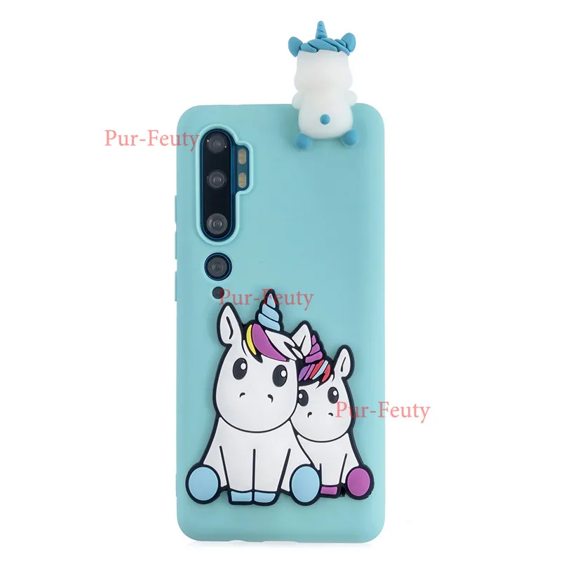 Для Xiaomi Note 10 Pro детский мультяшный рисунок 3D кукла игрушки мягкий силиконовый