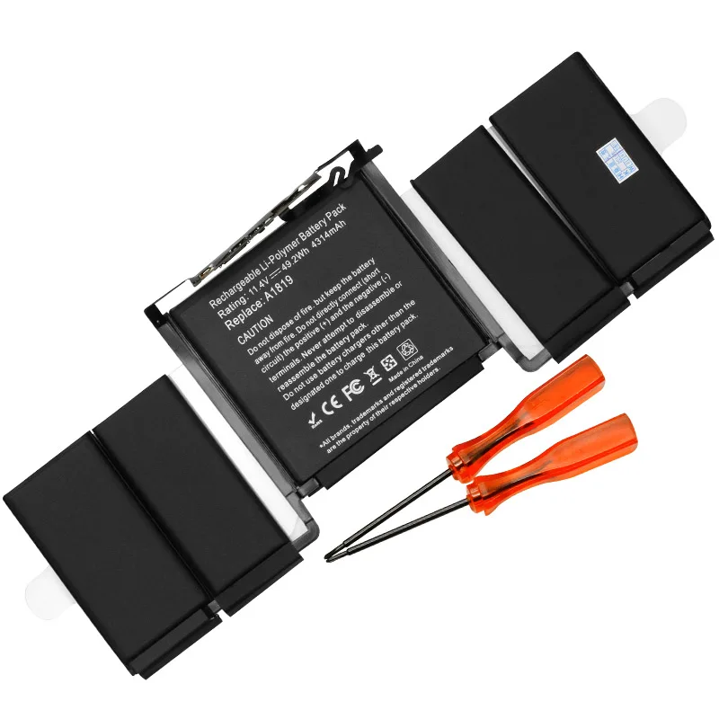 Аккумулятор для ноутбука Apexway A1819 11 4 в 49.2Wh Apple Macbook Pro сенсорная панель 13 дюймов A1706