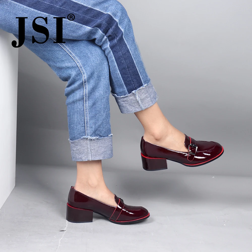 JSI/офисные женские туфли-лодочки Модные туфли из высококачественной коровьей