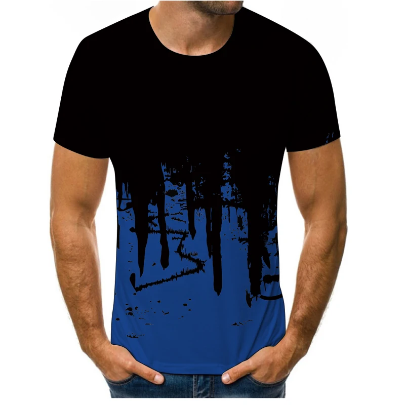 

2021 summer hot sale men's and women's T-shirt fashion 3D education casual sports T-shirt short sleeve O-neck breathable