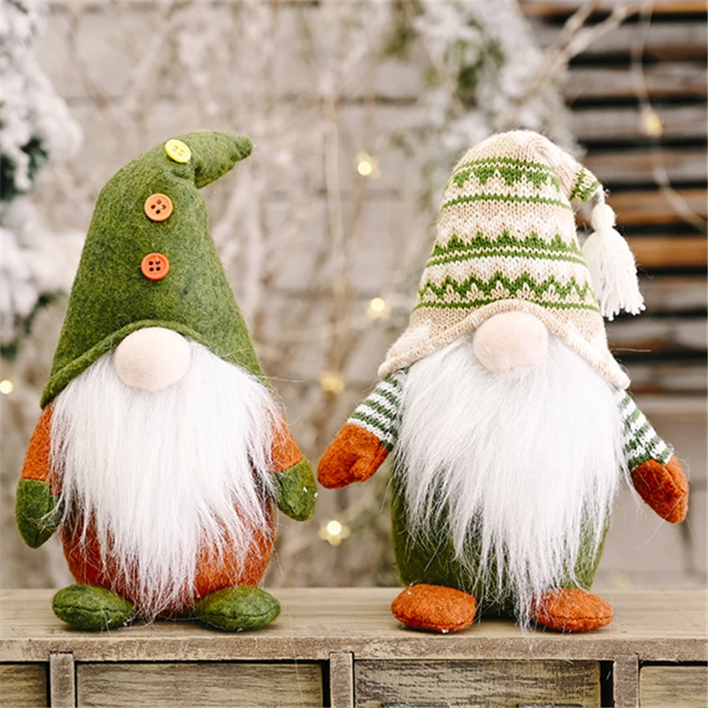 Рождественская Кукла эльф ручной работы стоячие шведские гномы Tomte