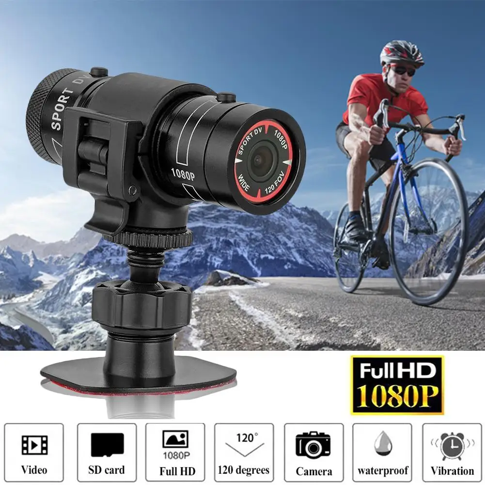 

Full HD 1080P Мини спортивная DV камера, велосипед, мотоциклетный шлем, спортивный экшн-видеорегистратор, видео камера, идеальный Автомобильный ви...