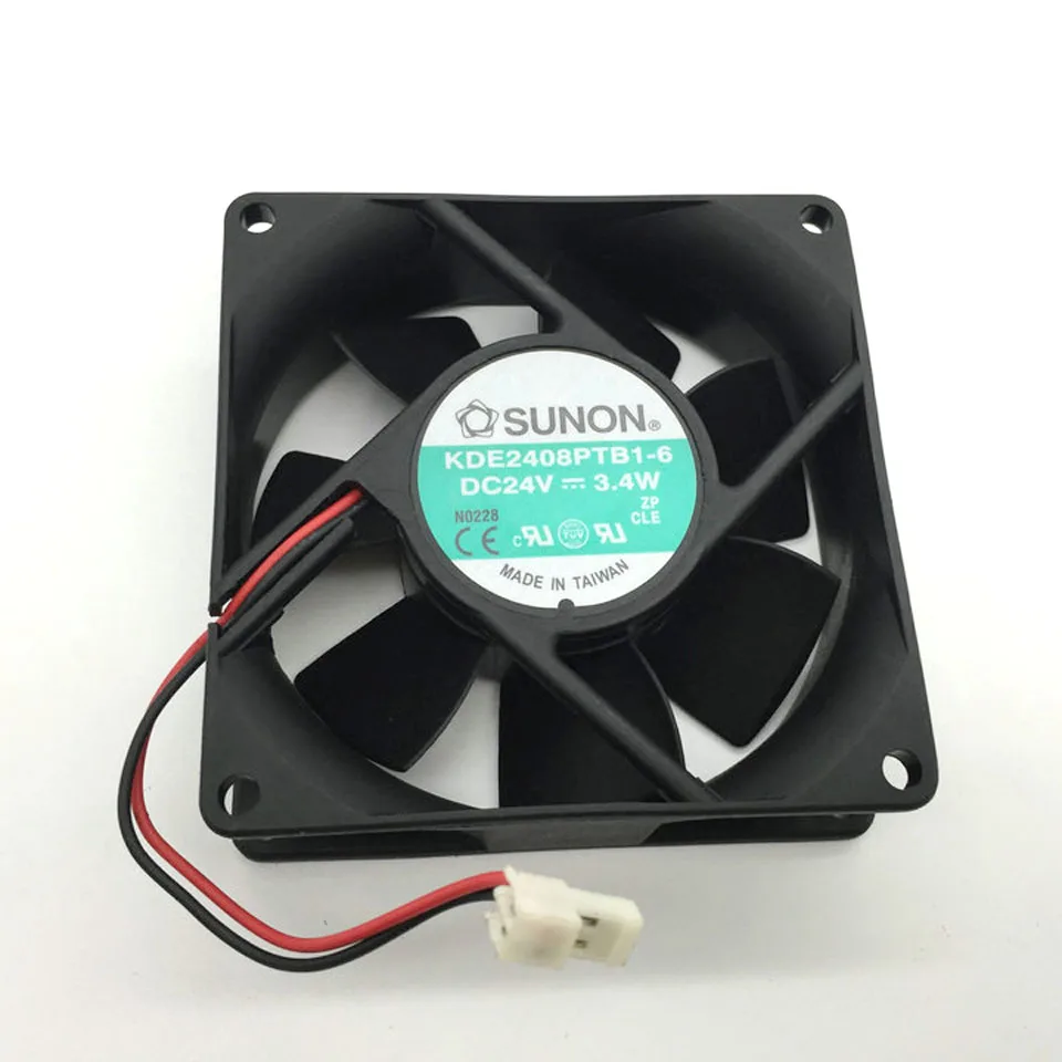 1 шт. KDE2408PTB1 6 8025 8 см 80 мм 80x80x25 DC 24V 3 4 Вт Сервер вентилятор охлаждения|cooling fan|24v cooling