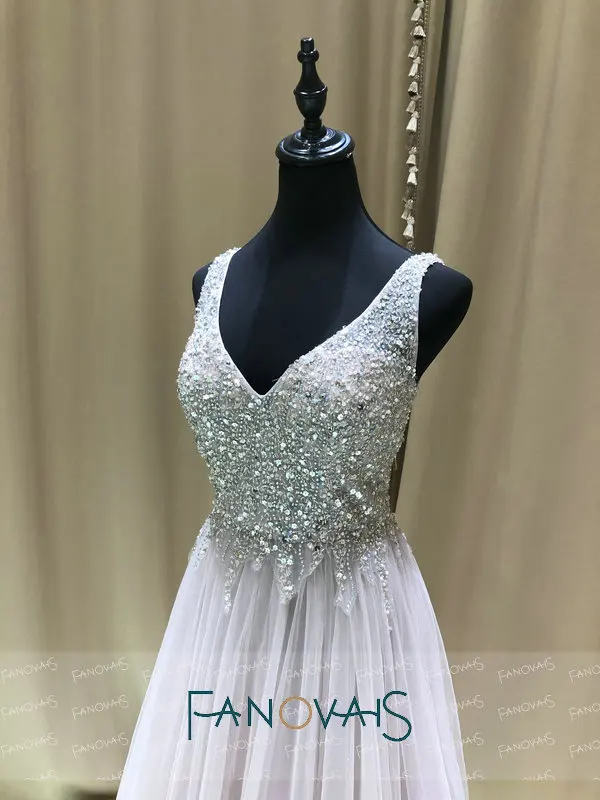 Роскошные розовые вечерние платья 2019 Выпускные Длинные с разрезом Vestido de Fiesta Longo