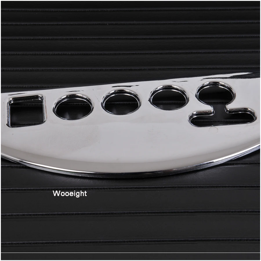 Wooeight ABS Хромированная ручка переключения передач для салона автомобиля панель
