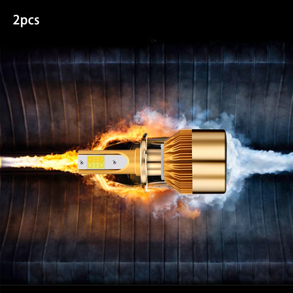 

1pair Aluminum Alloy Easy Install Safety Universal Waterproof Super Bright Led Fog Accessories Rustproof Car Headlight