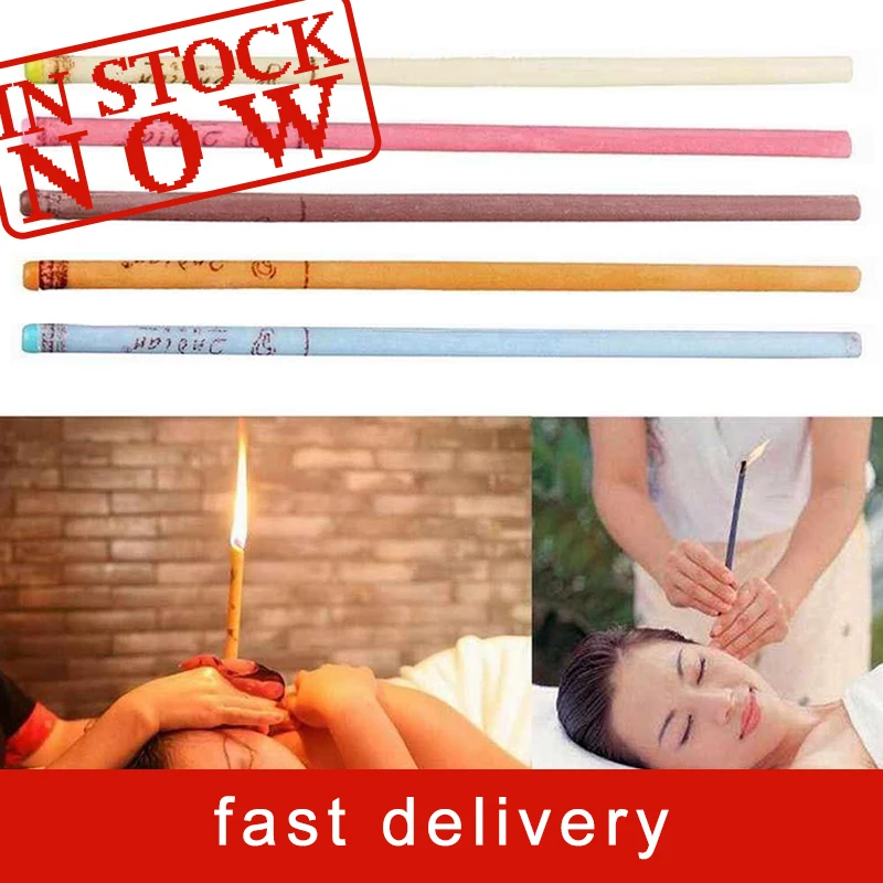 10 шт./компл. индийские ушные свечи удаление церумена терапия ароматом лечение