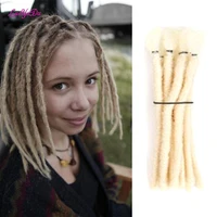 Genuine Synthetic Braiding Hair Handmade Dreadlocks Hair Extensions Crochet Hair Colorful Dreads For Black Women And Men LUOYUDU