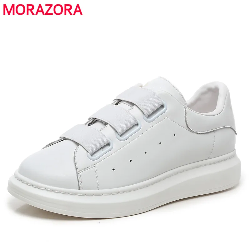 Кроссовки из натуральной кожи для мужчин и женщин повседневная обувь на