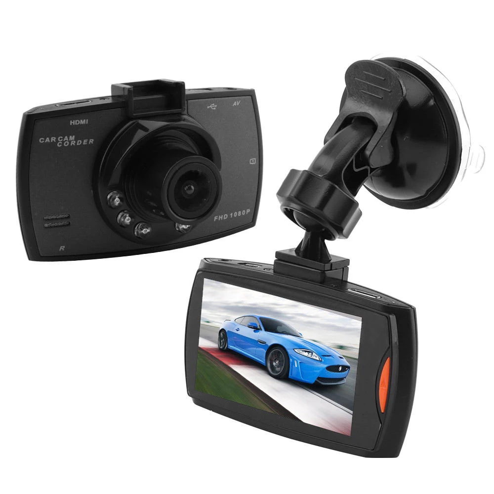 Car DVR Camera 140 Degree Dashcam Video Registrars Cycle Recording LED Light Night Vision G-Sensor Dash Cam Auto Accessories | Автомобили