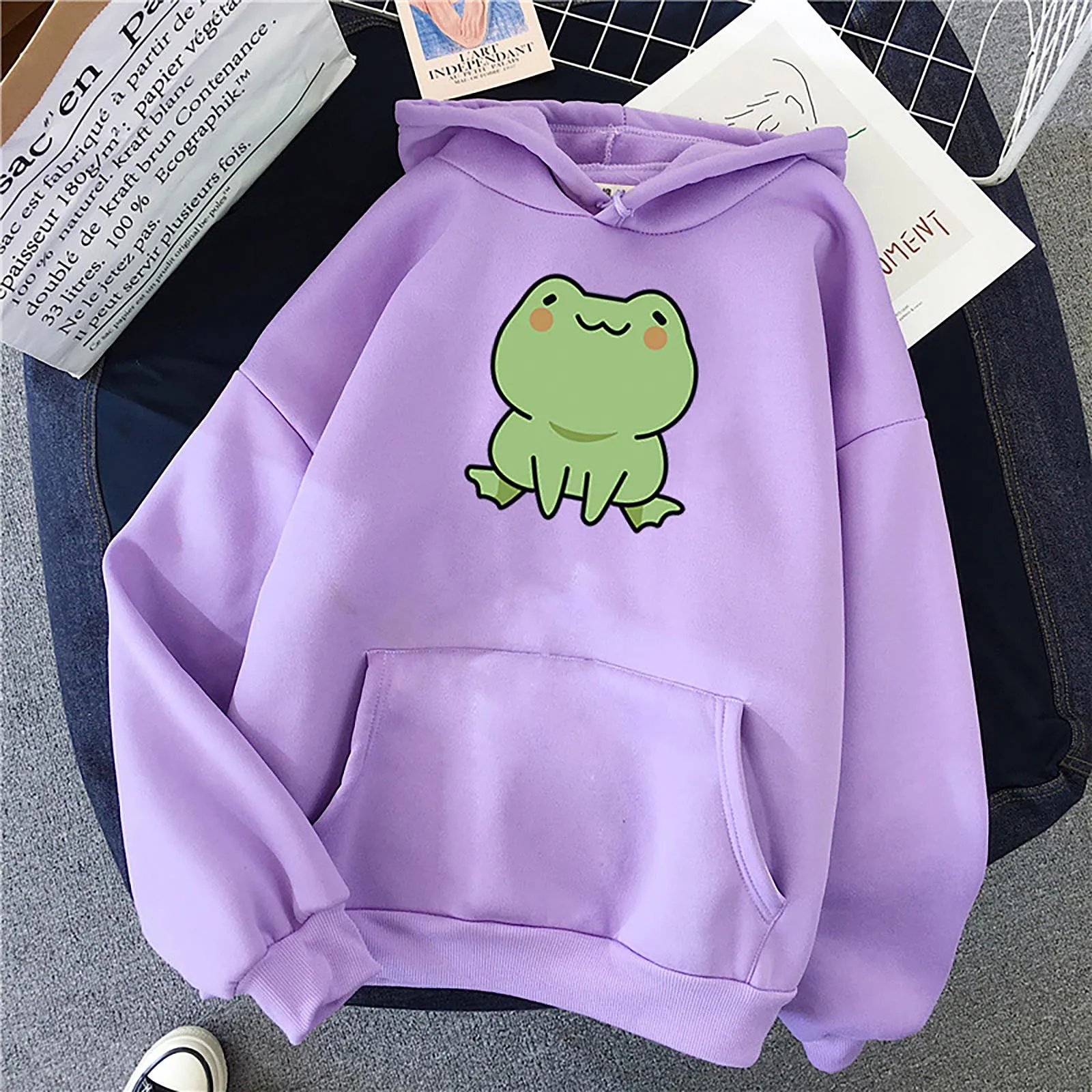 Women Sweetshirts Fashion Hoodie Hooded Sweatshirt Long Sleeve Cute Animal Printed Loosen Blouse Tops Blusas Худи Y2k Ropa Mujer