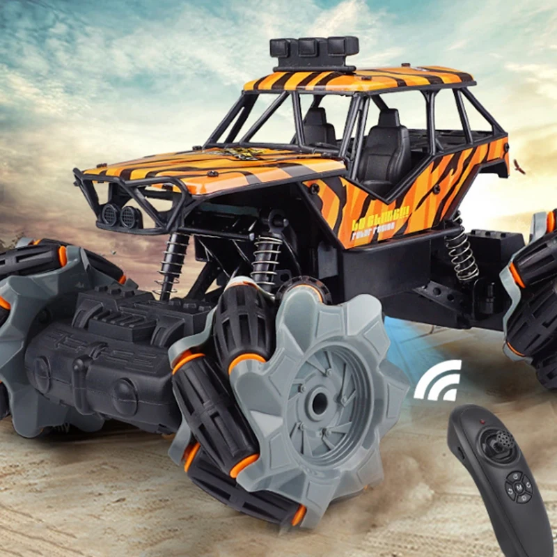 

Remote Control High-Speed Four-Wheel Drive Off-Road Vehicle Drift Stunt Lateral Side-Sliding Lights Children Boy Toy