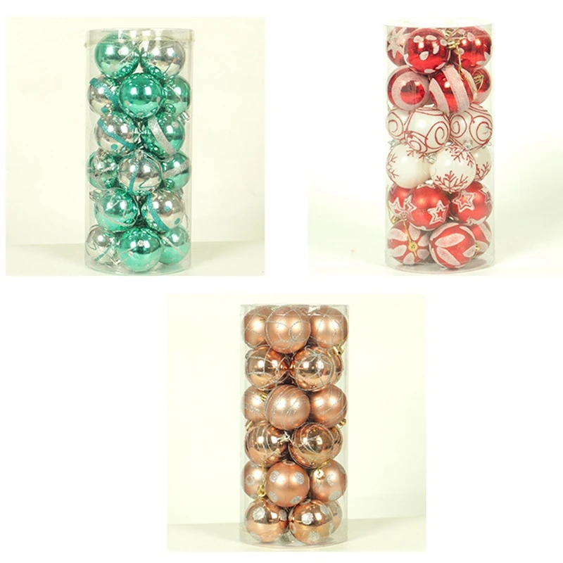 

DIY Hanging Ball Shatterproof Clear Large Set for Home Xmas Tree Decor