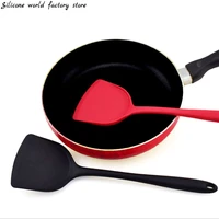 silicone world food grade silicone wok spatula spoon baking tools shovel kitchen spatula long handle for non stick turners