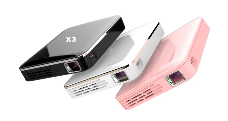 Smartldea DLP Мини Мобильный проектор с перезаряжаемой батареей, 200ansi HD карманный смарт-Проектор Телефон проводной синхронный дисплей