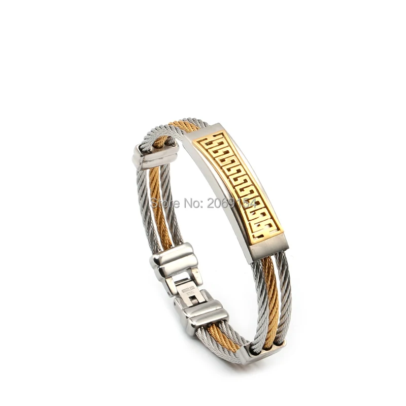 Мужской браслет из титана очаровательные ювелирные изделия модная цепочка