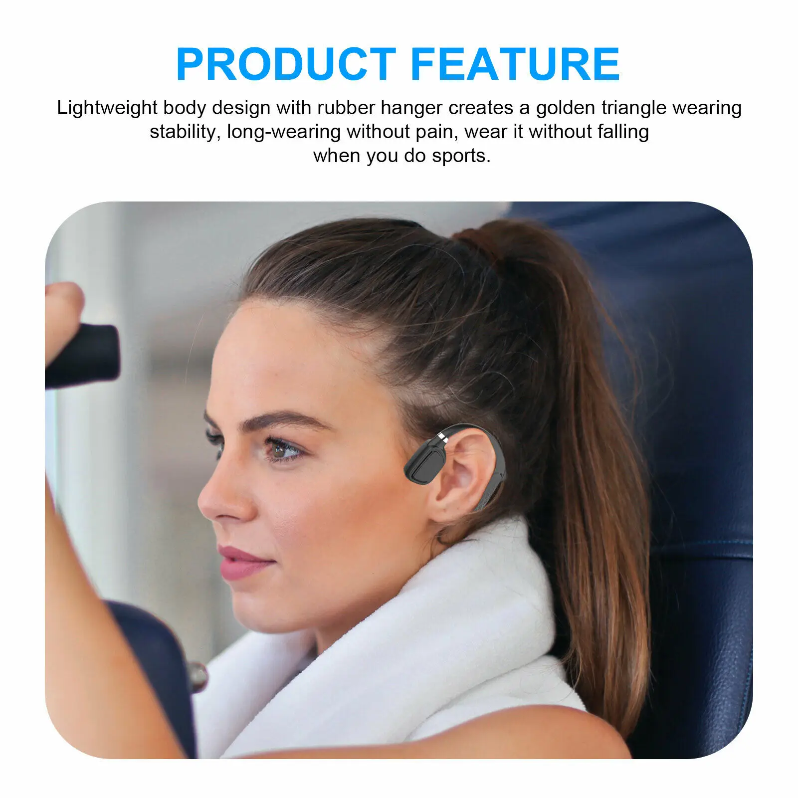 Спортивные Беспроводные наушники IPX5 водонепроницаемые Bluetooth гарнитура для бега