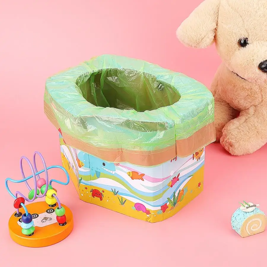 2 Colors Baby Potty Training Seat Children's Potty Baby Toilet Seat With Adjustable Ladder Infant Toilet Training Folding Seat - Цвет: f