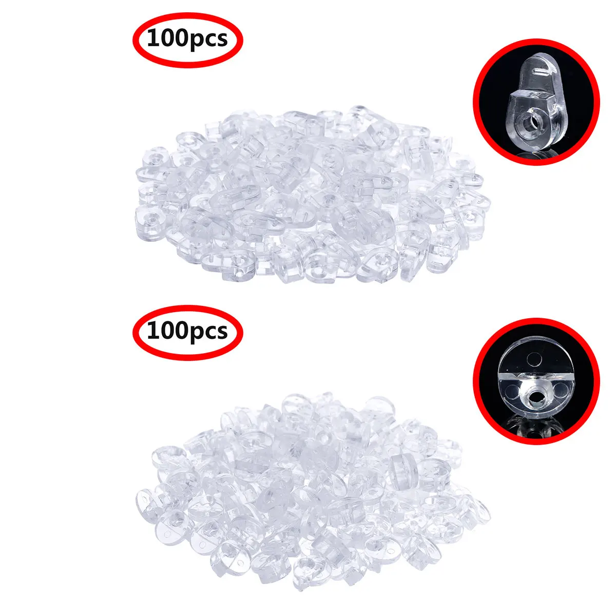 100 крепежные зажимы для стеклянного экрана крепеж зеркальной панели защита от