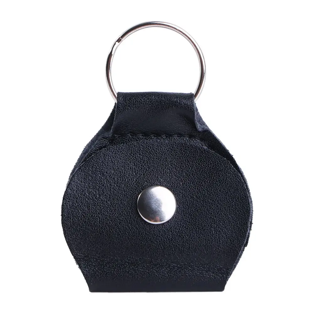 1 шт. креативный подарок чехол для медиатора с цепочкой ключей кожаные кнопки