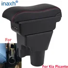 Подлокотник для Kia Picanto, подлокотник для Kia Picanto 3X-Line, детали интерьера автомобиля, контейнер для хранения аксессуаров USB