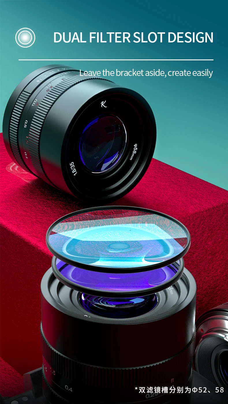 Макрообъектив Rockstar 35 мм F1.8 для цифровой зеркальной камеры Panasonic/Sigma/Leica L Sony E Nikon Z