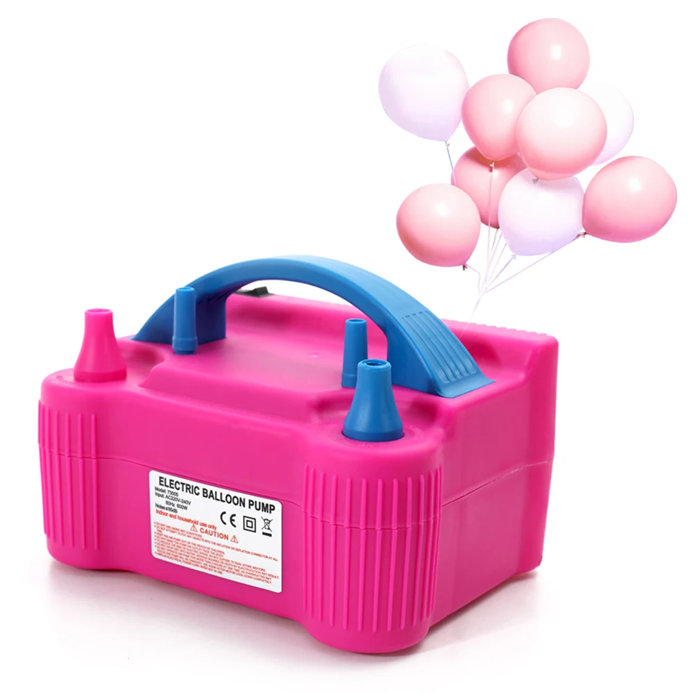 

Balloon Air Pump 220V-240V Electric High Power Two Nozzle Air Blower Balloon Inflator Pump Fast Portable Inflatable Tool