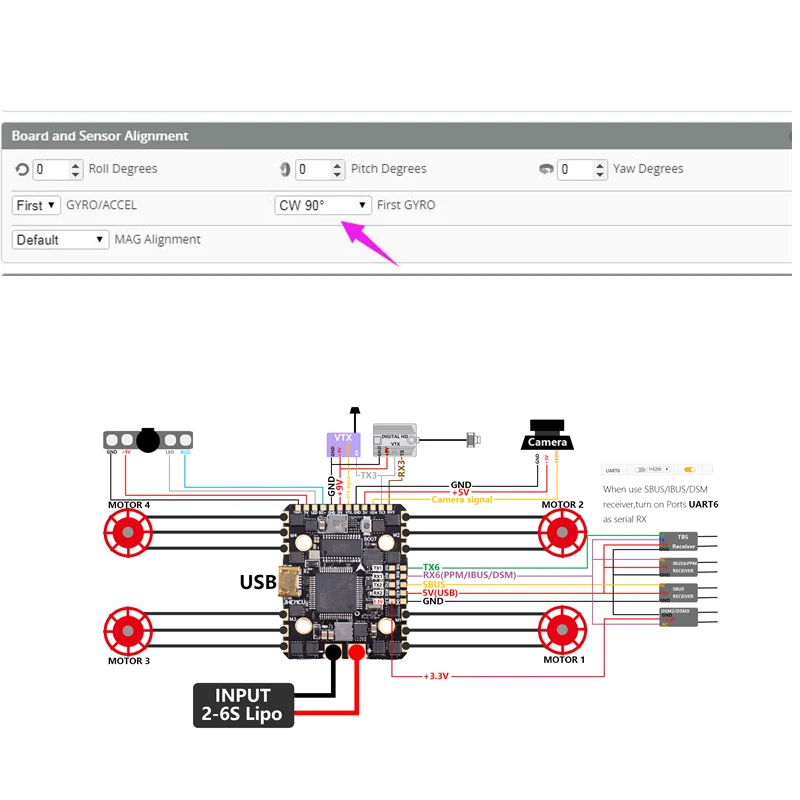 контроллер полета jhemcu ghf420aio f4 osd wвстр