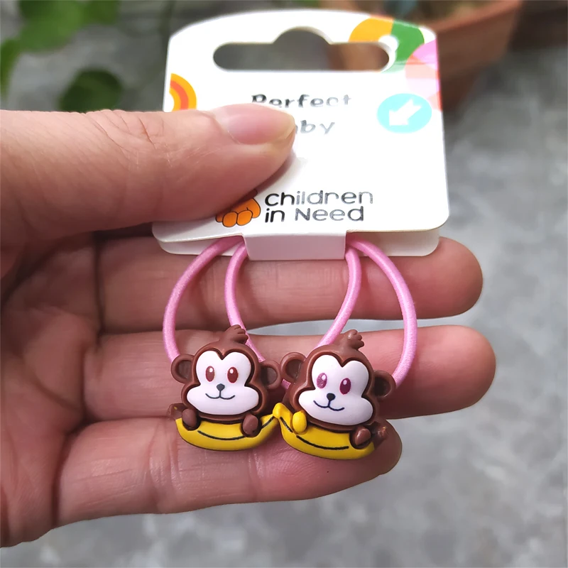 Детские эластичные резинки для волос 2 шт