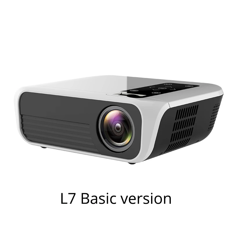 L7 Basic Touyinger L7 светодиодный нативный 1080P проектор 4500 люмен full HD мультимедийный проектор Видео Android 7,1 wifi AC3 Bluetooth Домашний кинотеатр HDMI - Цвет: L7 Basic