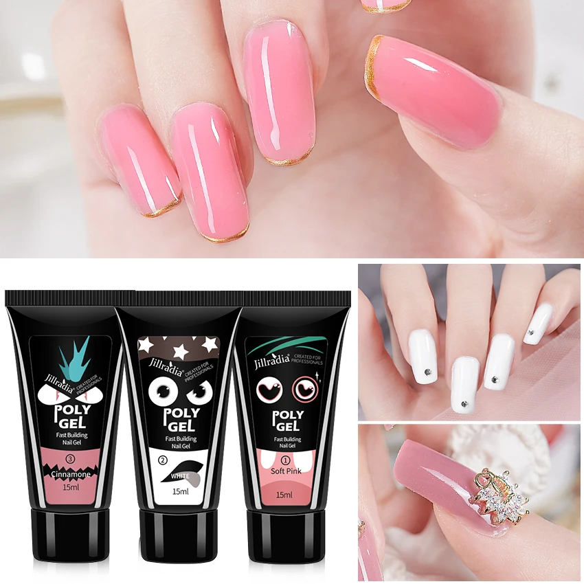 ROHWXY Building Nail Gel Kit For Painting Extension Set Manicure Design Poly UV DIY Art Tools | Красота и здоровье