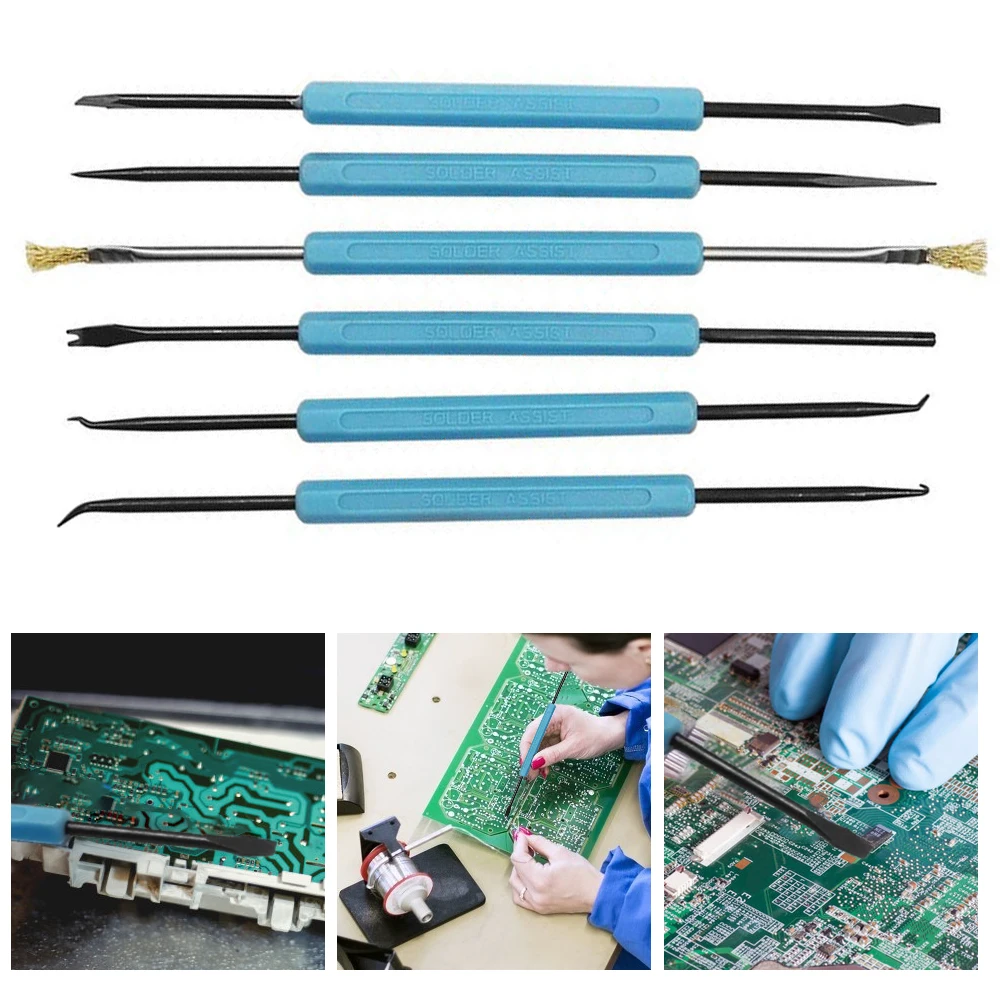 Вспомогательное приспособление для распайки печатных плат 6 шт. инструмент