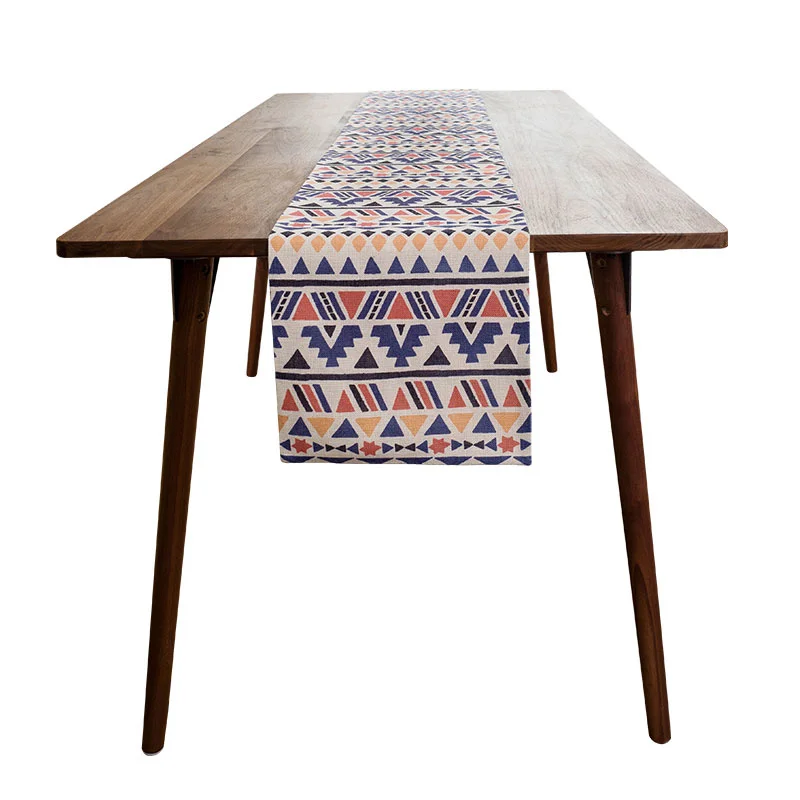 

Simple Modern Bohemian Bed Breakfast Style Southeast Asia Table Runner Tablecloth Cotton Linen Coffee TV Cabinet