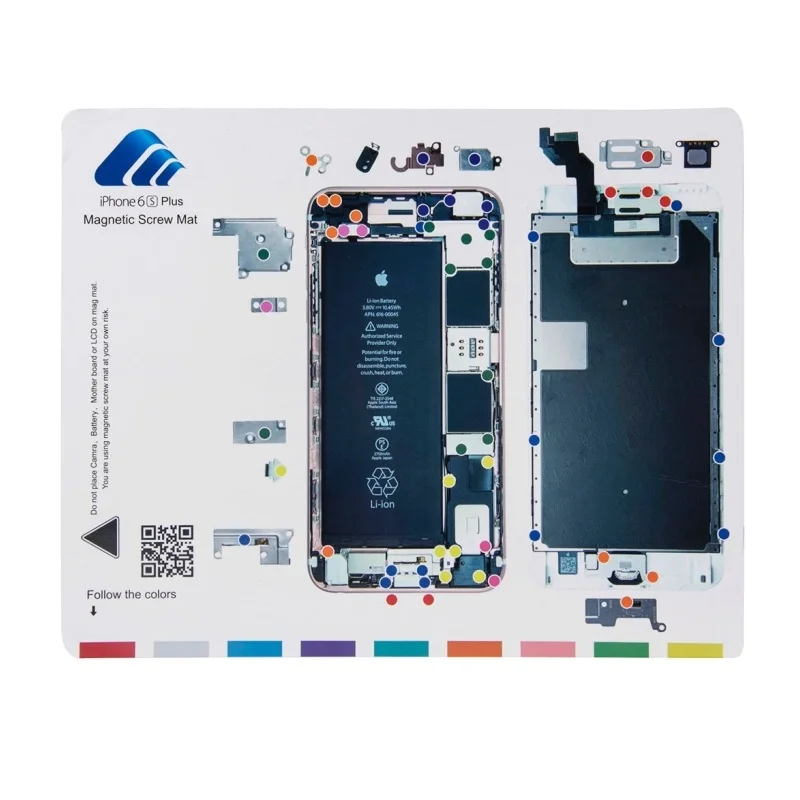 Магнитный коврик для винтов инструмент ремонта iPhone X XS XR MAX 8 8P 7 7P 6 6S 6P 6SP|Сумки