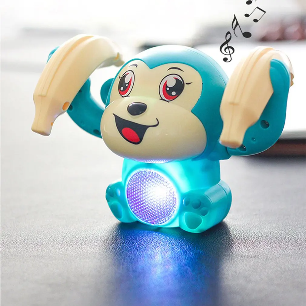 

Rolling Monkey Educational Electric Toys With Light And Music Voice Control Induction Rolling Monkey Toy