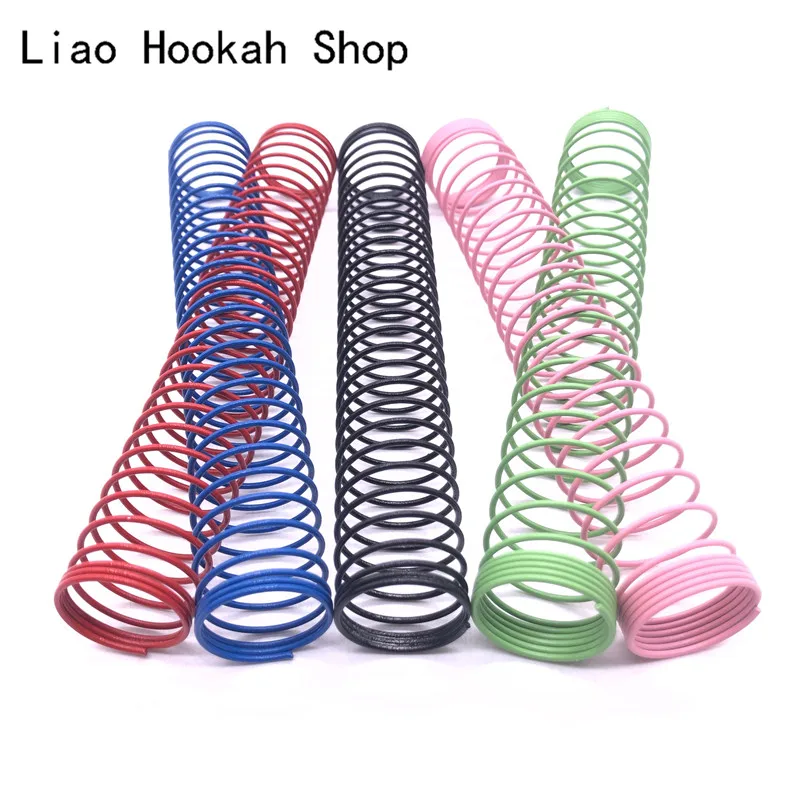 Разноцветные силиконовые пружины для кальяна наргиле аксессуары курения Прямая