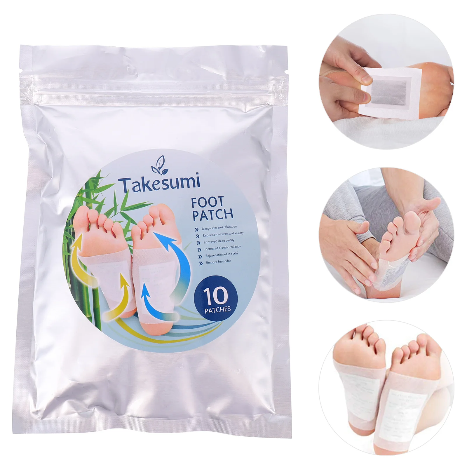 

2 Bags/20pcs Aromatherapy Foot Patches Artemisia Argyi Conditioning Sleep Patch