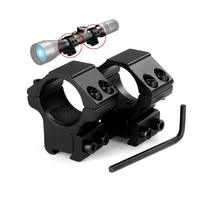 2pcspair rifle scope mount 11mm dovetail rail low profile 25 4mm 1 mount fit airgun laser flashlight rifle scope telescopes