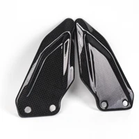 new motorcycle parts carbon fiber heel guard fairing foot peg plates for bmw s1000rr k46 m1000rr
