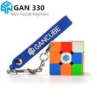 new gan 330 keychain cube 3x3x3 gan330 magic cube stickerless speed puzzle cubes key chain mini cube