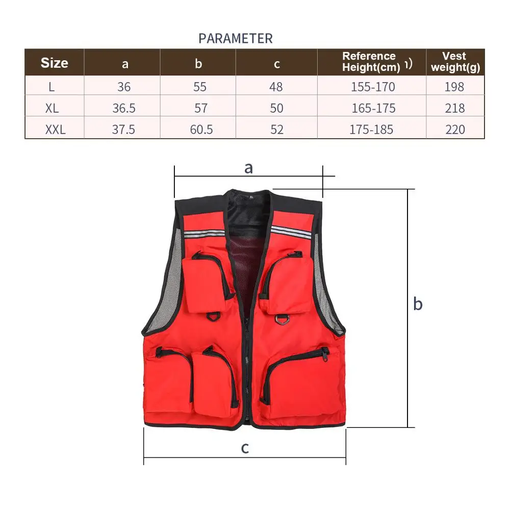 Летний жилет для рыбалки быстросохнущая дышащая сетка многофункциональные