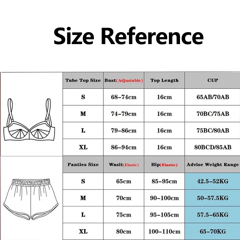 

Plush Tube Top Bra Set Comfortable Lovely Fuzzy Pajamas Set Kawaii Anime Cute Cartoon Bunny Ear Underwear Sleepwear Suits