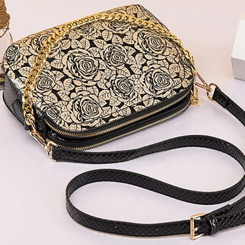 

ASDS-Women's Shell Shoulder Bag Fashion Elegant Leather Handbag Luxury Printed Crossbody Evening Bag