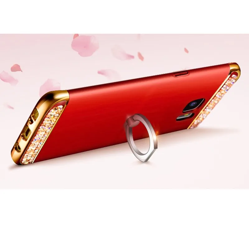 3 в 1 Жесткий ПК чехол для телефона samsung galaxy note 10 8 9 J6 J4 Plus A10S A20S A30S A50 A70 A40 побрякушки